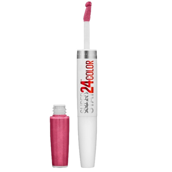 New 2 Maybelline SuperStay 24 2-Step Liquid Lipstick Wear On Wildberry - Picture 3 of 3